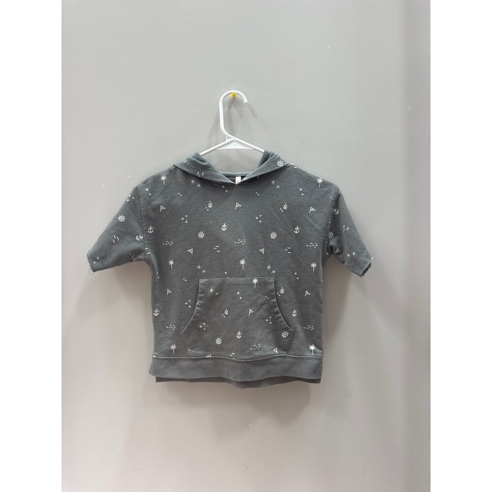 Rylee + Cru Short Sleeve Hoodie | Nautical 4/5